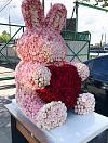 Заяц из роз (130 см) фото 3