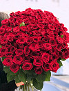 Роза красная 60 см фото 5