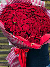 Роза красная 60 см фото 6