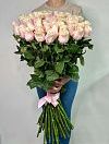 Розовые розы Pink Mondial 90 см фото 2