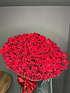 Букет из 101 высокой розы 100 см фото 3