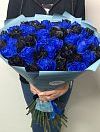 51 Черная и Синяя роза микс фото 1