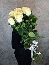 Гигантские розы белые 100 см поштучно фото 1