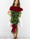 Метровые розы 110 см фото 2