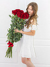 Метровые розы 110 см фото 3