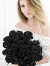 Черные розы фото 2