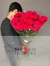Гигантские пионовидные розы Ред Пиано 100 см фото 2