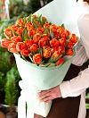 Тюльпаны пионовидные оранжевые фото 1