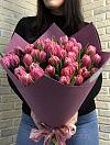 Тюльпаны пионовидные розовые фото 3